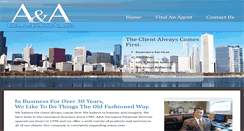 Desktop Screenshot of aainsurancefinancial.com